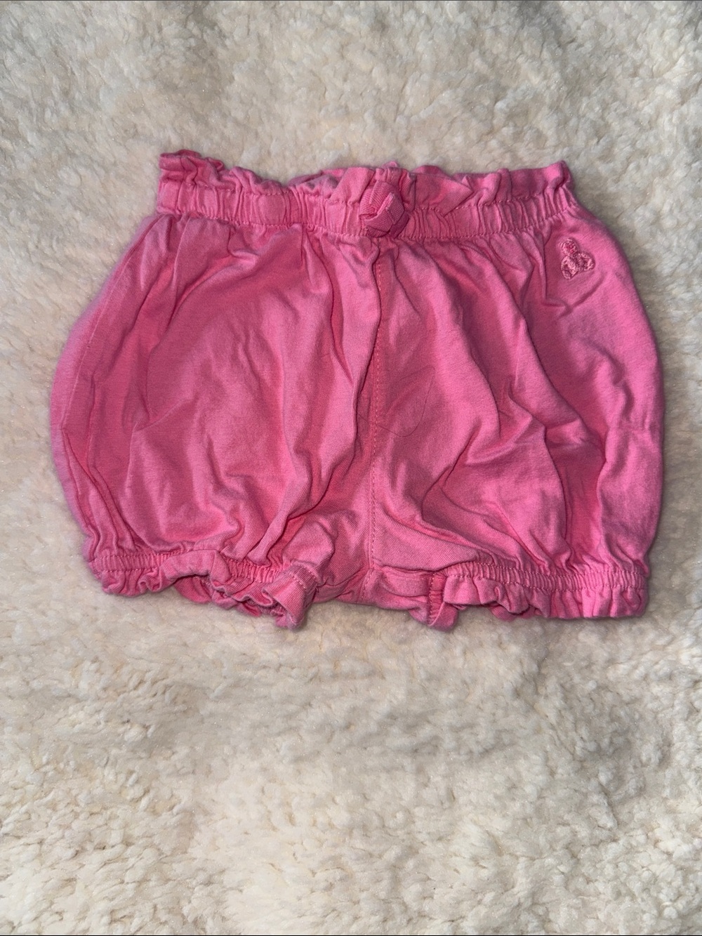 GAP Toddler Girls Bright Pink Bubble Shorts
